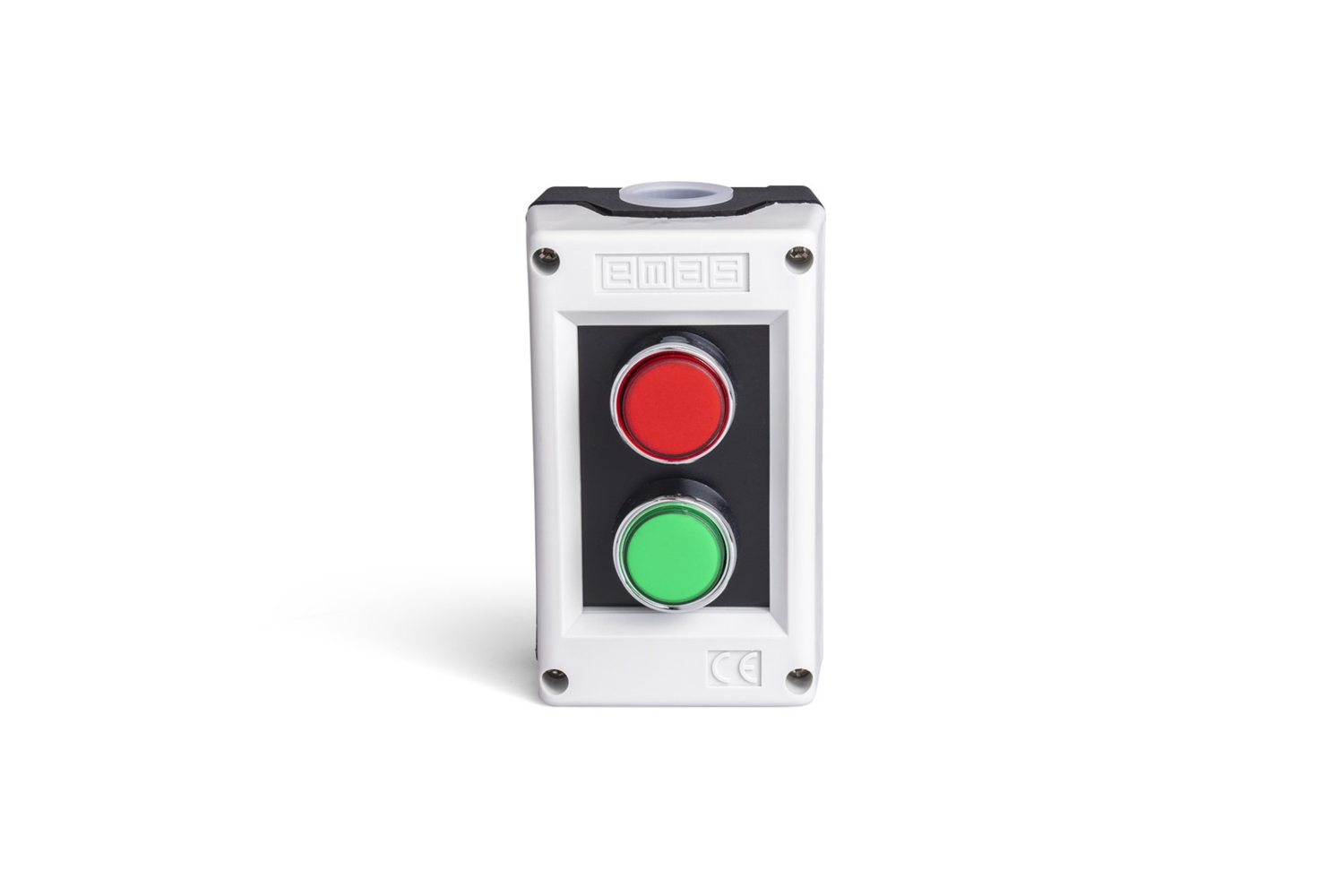 PK Series Plastic 2 Holes DK + DY + 2*KB14K Grey-Black Control Box - PK2