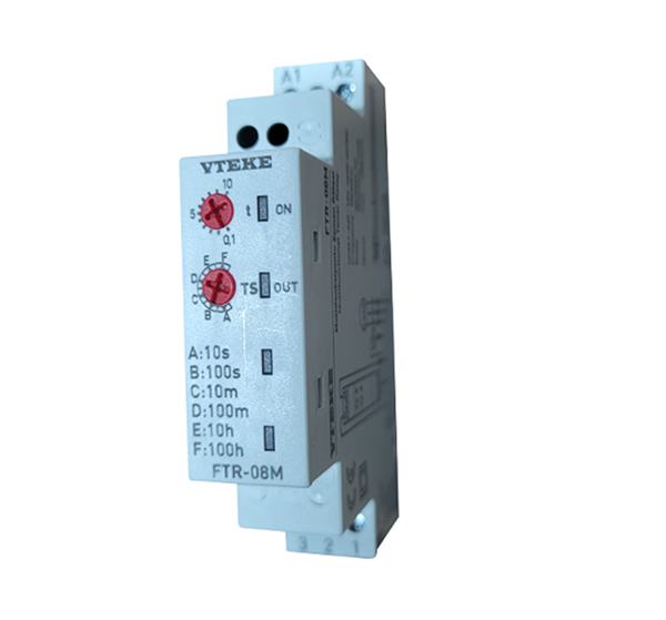 Multi-Functional On Delay Timer 0.1min – 100min, 12V – 240VAC/DC -FTR-08M