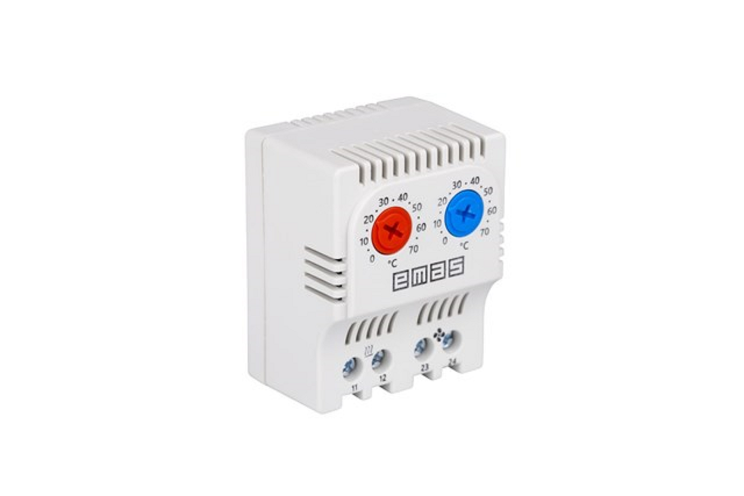 1NO+1NC Double Red-Blue PTM Series Thermostat - PTM122